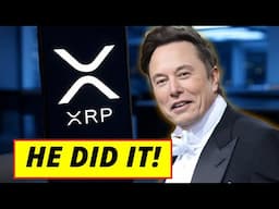 XRP JUST IN! ELON MUSK JUST SHOCKED EVERYONE!! JPMORGAN WITH XRP PREDICTION??