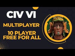 (Aztec Avec Coloo and Braizh) Civilization VI Competitive Multiplayer Ranked 10 Player Free for All