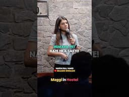 Share with a Maggi lover. Watch full video now #standupcomedy #hostel #ytshorts #indianstandupcomedy