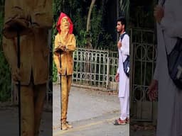 Statue Man Throwing Water Balloon Prank Part 6 shorts  || BY AJ-AHSAN || |AJ-Ahsan