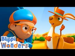 Blippi’s Hopping Adventure in Australia! 🦘 Can He Jump Like a Kangaroo? 🦘🦘 | 📖Blippi Wonders