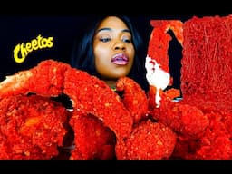 KING CRAB SEAFOOD BOIL MUKBANG | FRIED HOT CHEETOS | SEAFOOD | MUKBANG | ALFREDO SAUCE | ASMR EATING