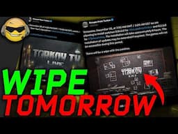 Escape from Tarkov Wipe w/ TarkovTV TOMORROW // Patchnotes Soon // Escape from Tarkov Wipe News