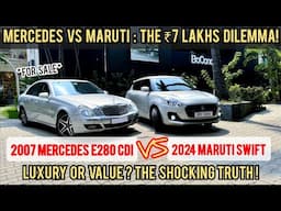 Mercedes E280 CDI vs Maruti Swift - Used car for 7 lakhs? - Truth you should know!