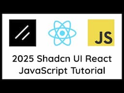 How to Setup Shadcn UI using Javscript, Vite, and React | 2025