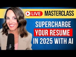 🔴 [LIVE] Supercharge Your Resume in 2025 with AI: RESUME TEMPLATE & MASTER PROMPTS INCLUDED!