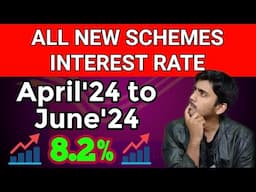 All Post Office Small Saving Scheme New Interest Rates From 1 April to 30 June 2024 | Post Office