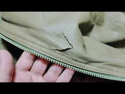 Magic stitch perfect for repairing a hole in your leather jacket yourself without leaving a trace