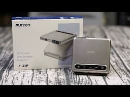 The World’s First Tri-Fold Truly Portable Projector - Aurzen Zip ( This is Amazing )