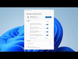 Windows 11 is Getting an Easier Way to Remove Linked Mobile Devices