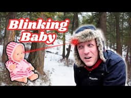 BLINKING BABY GEOCACHE! (Geocaching)