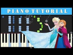 FROZEN // Y si Hacemos un Muñeco // NOTAS MUSICALES // PIANO TUTORIAL