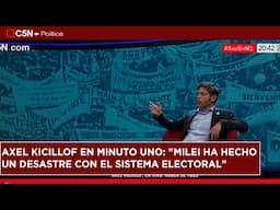 AXEL KICILLOF: "Quieren hacer CAMPAÑA con la INSEGURIDAD"