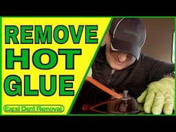 How To EASILY REMOVE Hot Glue From Car