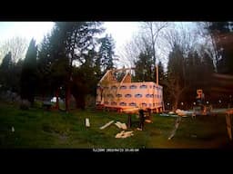 Studio Construction - Day 35 - West Gable Wall