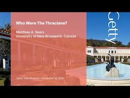 Who Were the Thracians?