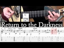 Return to the Darkness - Full Tutorial with Sheet Music/TAB - Robert Lunn