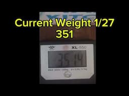 20:4 Intermittent Fasting Daily Weight In | Jan 27th 2025