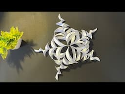 How to make Paper Snowflakes || paper craft || DIY