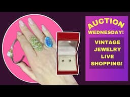 Vintage Jewelry Auction From Estate Sale & Thrift Videos! PLUS MY COLLECTION!