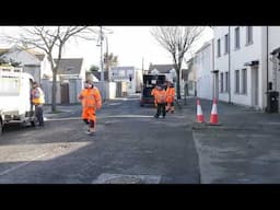 Fingal County Council crew out cleaning up after Storm Eowyn