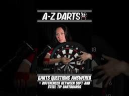 MAIN DIFFERENCES BETWEEN DARTBOARDS | A-Z Darts Answers Your Questions!  #azdarts #darts #question