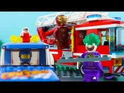 Ironman & The Joker Lego Stopmotion!  | Lego Vehicles | Billy Bricks Compilations