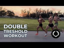 DOUBLE TRESHOLD WORKOUT - MARATHON TRAINING MIAMI EP2