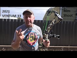 Hoyt Ventum 33 Bone Collector Bow Review - 40m Shoot