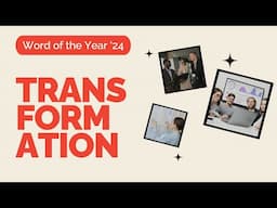 Project Management Word of the Year 2024 - Transformation