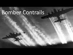 WWII B-17 Bomber’s naturally forming contrails, no chemical-trails going on here