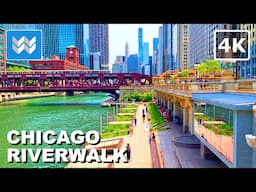 [4K] I Walked the Entire Chicago Riverwalk 2024 Full Walking Tour Vlog & Travel Guide