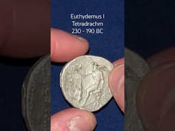 Euthydemus I Silver Tetradrachm - Obscure History