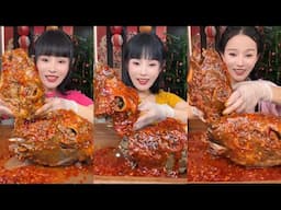 MUKBANG 먹방 EATING SHEEP HEAD COLLECTION chewy sounds | ASMR | chinese foods 吃麻辣羊头