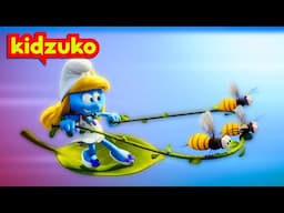 🦋 Flying Adventures 🦅 | Smurfs: The Lost Village | Compilation | @Kidzuko