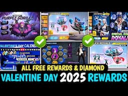 NEW EVENT VALENTINE DAY 2025 FREE REWARDS | VALENTINE DAY EMOTE & BUNDLE| VALENTINE DAY KAB AAEGA ?