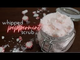 Super Moisturizing Body Scrub | DIY Whipped Peppermint Sugar Scrub