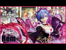 Figure Unboxing and Review - Re:Zero - eStream's Shibuya Scramble 1/7 Rem Crystal Dress Demon Ver.