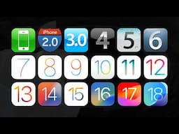 iOS Evolution: From iPhone OS 1 to iOS 18 | 2007 - 2024