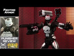 SenTiNel Marvel Fighting Armor PUNISHER Frank Castle War Machine Stark Tech Iron Suit Figure Review