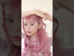 BLACK PINK Lisa's Pink Venom Hairstyle Tutorial For Beginners 🖤🎀