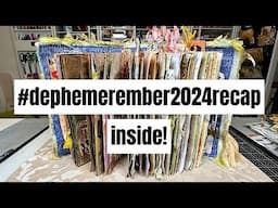 #dephemerember2024recap: Journal Flip Through, Reflections & Winners!