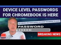 How to set a device level password for your Chromebook - ChromeOS