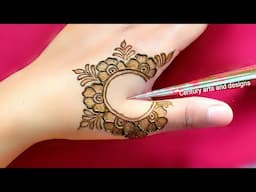 Very beautiful back hand mehndi design | Easy jewellery mehndi design | mehndi design | mehndi.