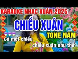 ✔ CHIỀU XUÂN Karaoke Liên Khúc Nhạc Tết 2025 Tone Nam - Mai Phạm Karaoke