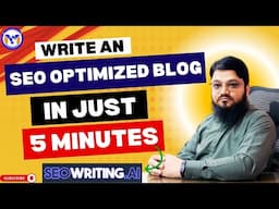 How to Write SEO Optimized Blog within Just 5 Minutes? | MY Solutions #seoblog