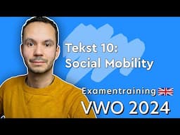 Engels Examen VWO 2024 Tijdvak 1 Tekst 10: Social Mobility