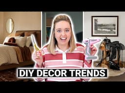 DIYing 2025 interior design trends *RENTER-FRIENDLY* ✨