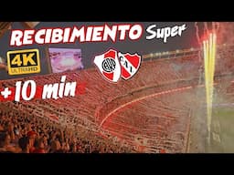 🔥 IMPRESIONANTE RECIBIMIENTO de River vs Independiente | 2025 ⚪🔴⚪