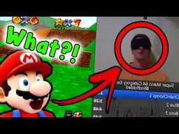 He BEAT Super Mario 64... BLINDFOLDED! (16 Star World Record)